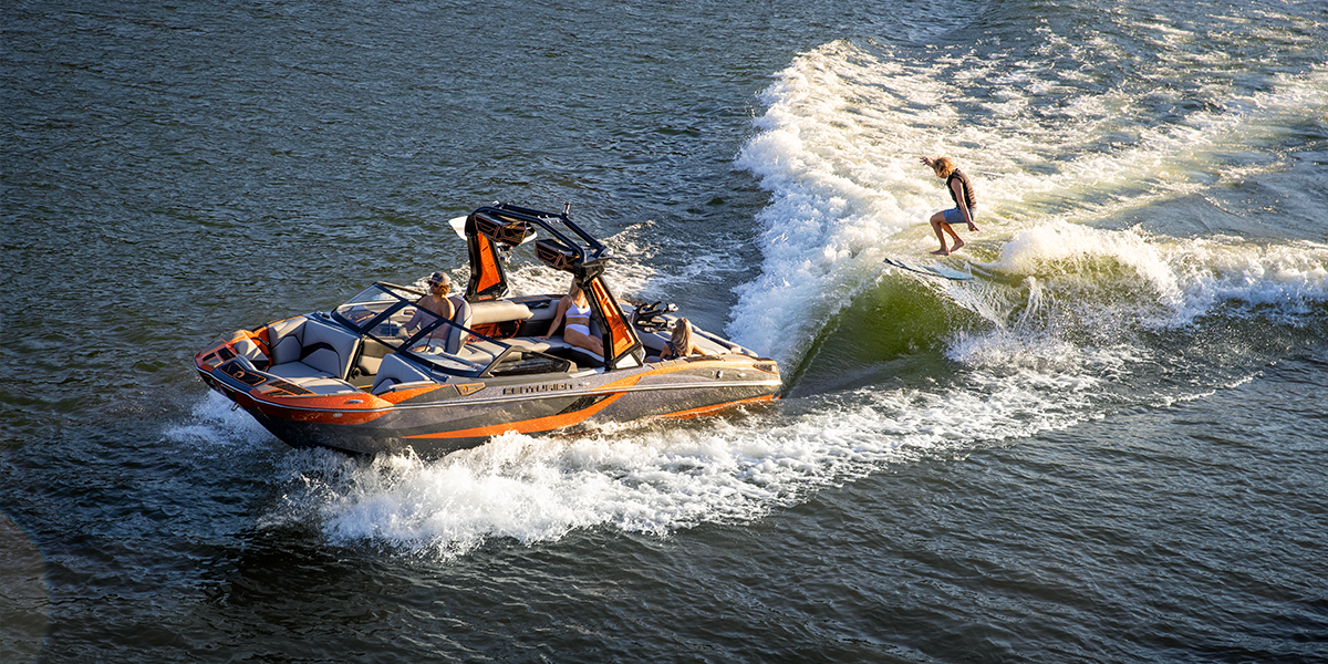 Centurion Boat Charter, wake surfing 