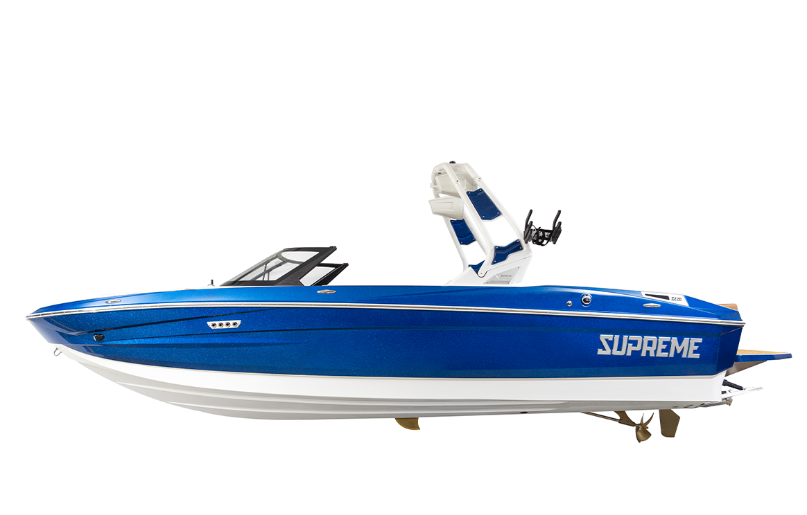 Rent this Supreme S240 wakeboard Surf boat and surf, wakeboard or waterski