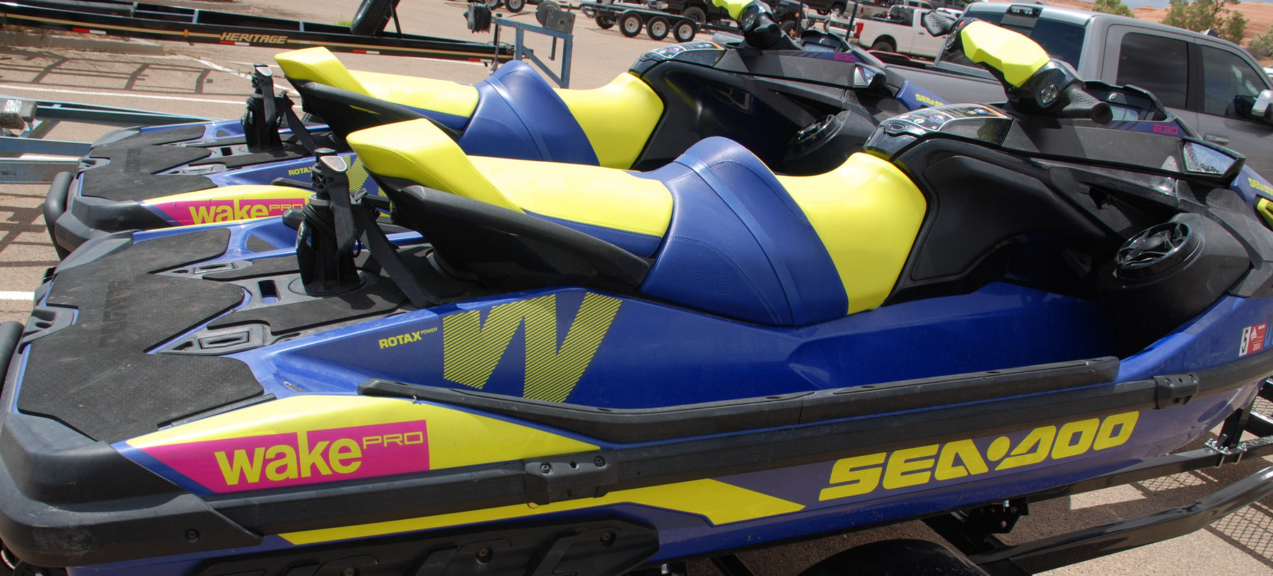 Personal watercraft, jet ski, waverunners for rent at Lake powell geared for pulling riders