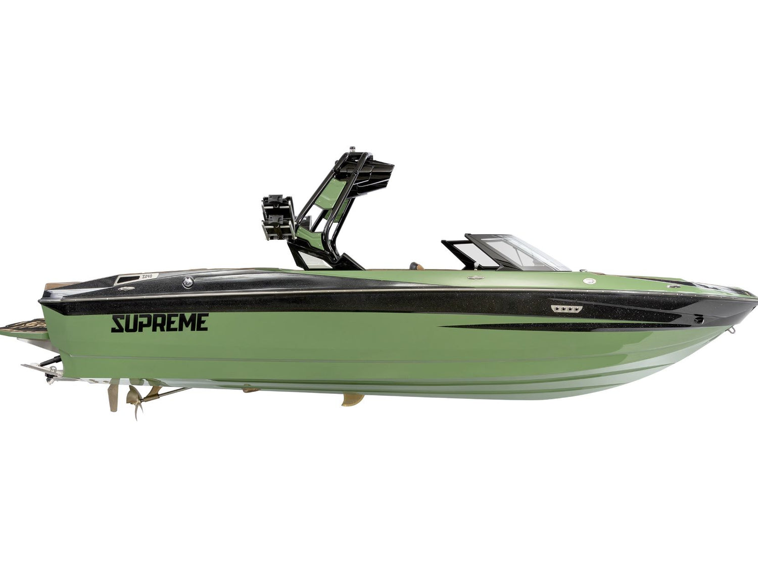 Wake Surf boat rental on a Supreme S240, rent this boat