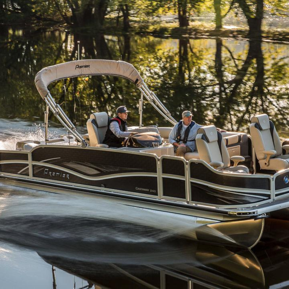 Cast A Way Pontoon Boat — TKWatersports